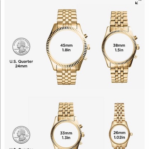 Gently worn Mens Michael Kors Lexington Gold-Tone Watch. Perfect VDay 🎁 ❤️ - Picture 5 of 7